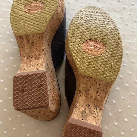 Salpy Elephant Grey Handmade Boho Leather Mules  /Brand New-Size 10 - Picture 3 of 6